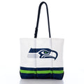 Seattle Seahawks Medium Tote Handmade in Maine from Recycled Sails