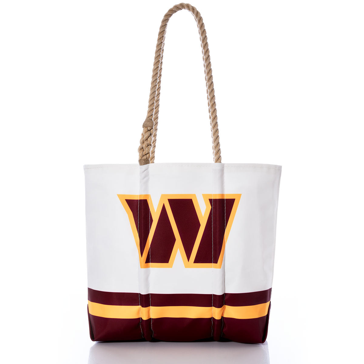 Washington Commanders Medium Tote Handmade in Maine from Recycled Sails