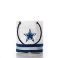 Dallas Cowboys Beverage Bucket Handmade in Maine from Recycled Sails