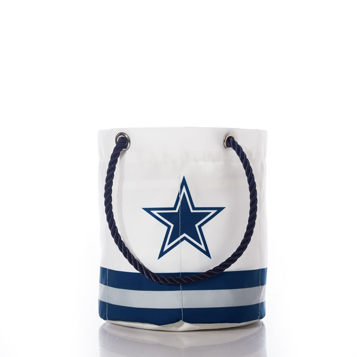 Dallas Cowboys Beverage Bucket Handmade in Maine from Recycled Sails