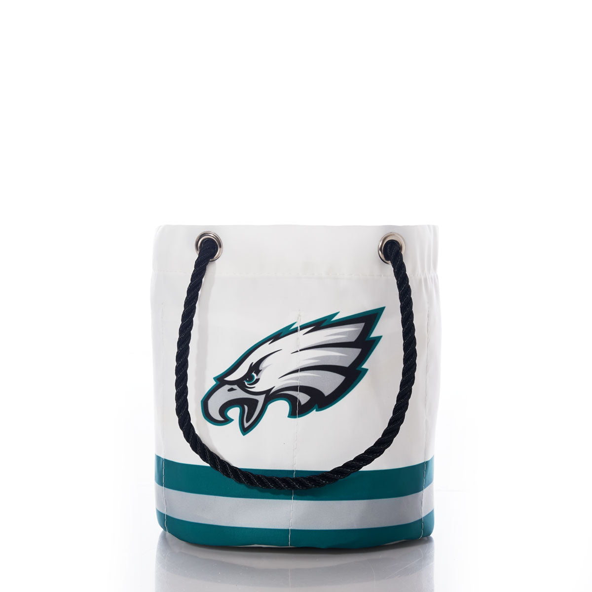 Philadelphia Eagles Beverage Bucket Handmade in Maine from Recycled Sails