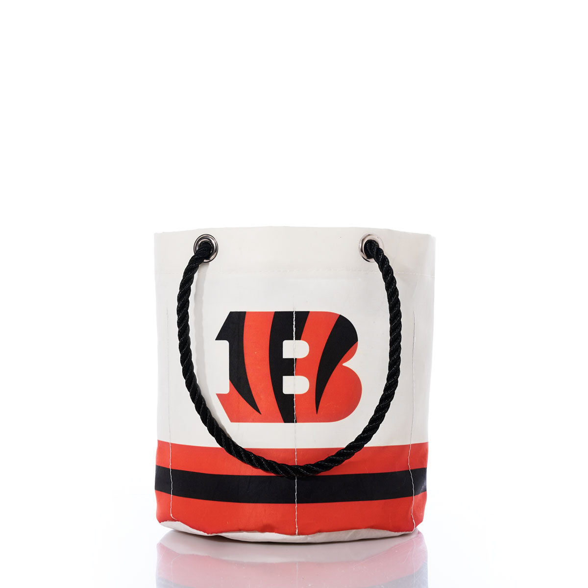 Cincinnati Bengals Beverage Bucket Handmade in Maine from Recycled Sails