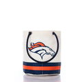 Denver Broncos Beverage Bucket Handmade in Maine from Recycled Sails
