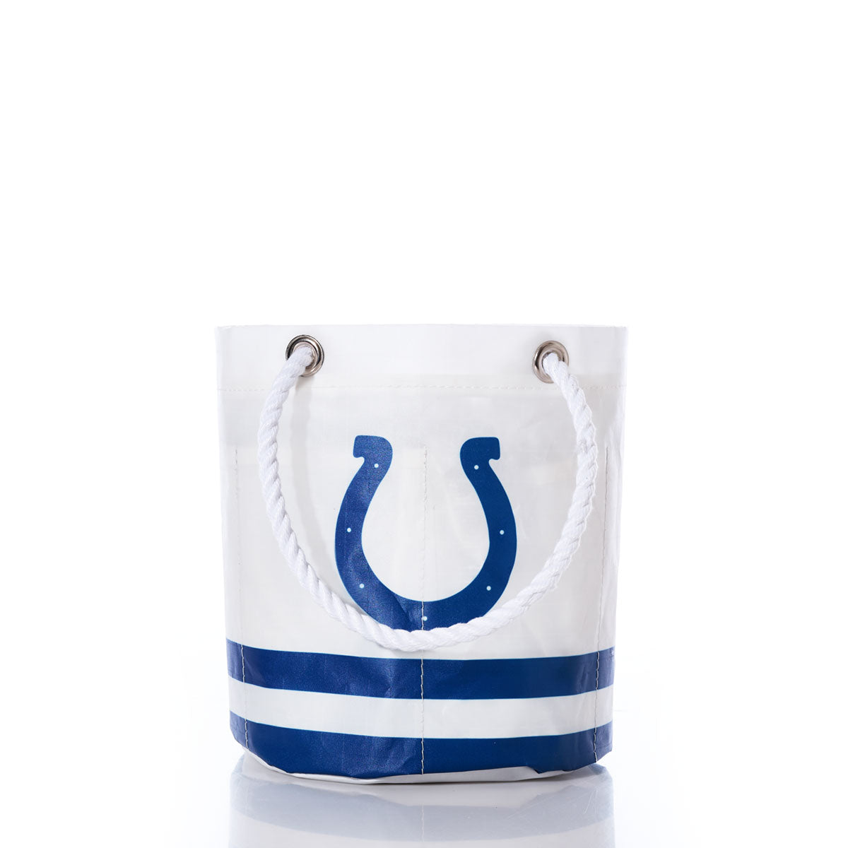 Indianapolis Colts Beverage Bucket Handmade in Maine from Recycled Sails