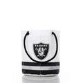 Las Vegas Raiders Beverage Bucket Handmade in Maine from Recycled Sails