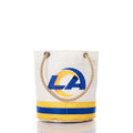 Los Angeles Rams Beverage Bucket Handmade in Maine from Recycled Sails
