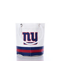 New York Giants Beverage Bucket Handmade in Maine from Recycled Sails