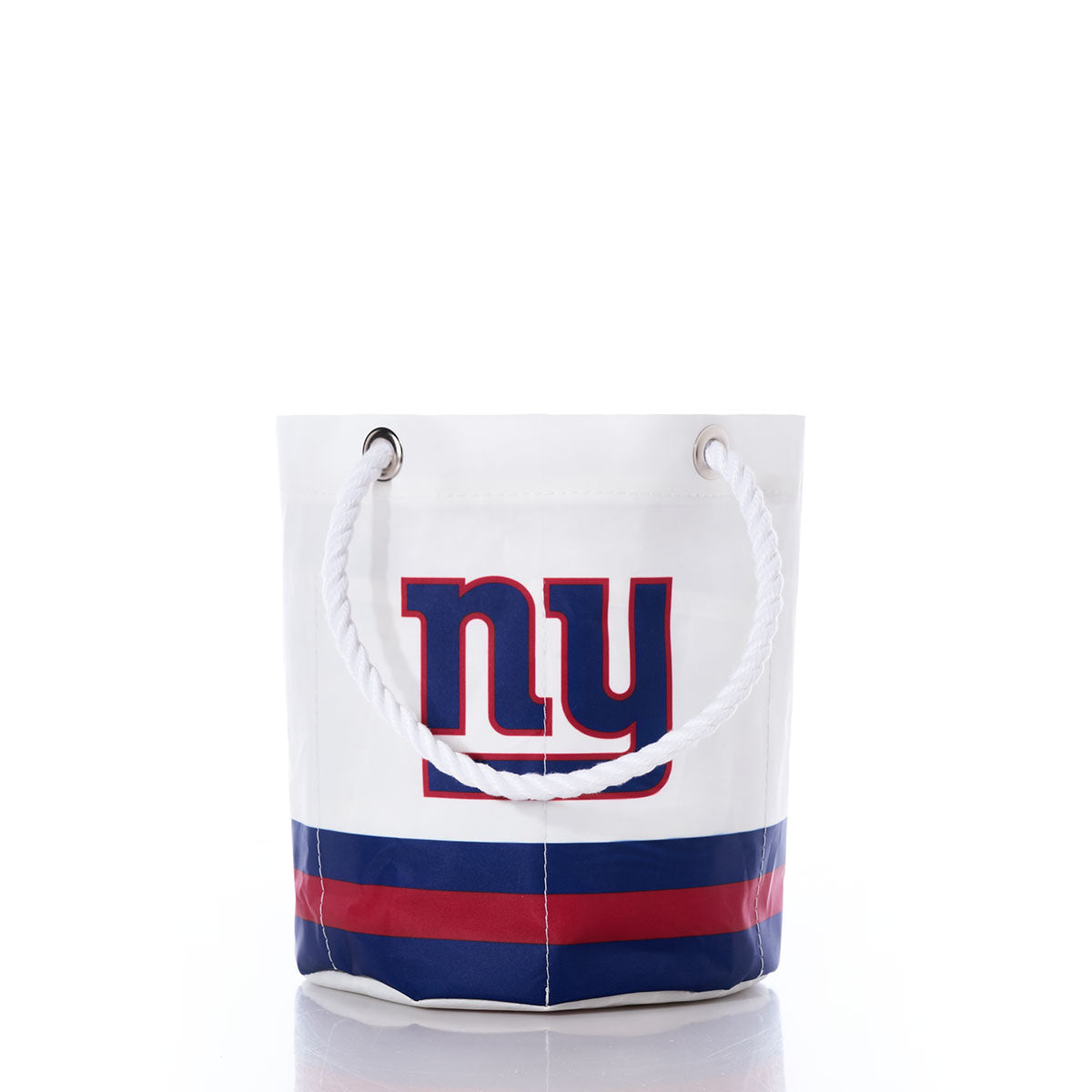 New York Giants Beverage Bucket Handmade in Maine from Recycled Sails