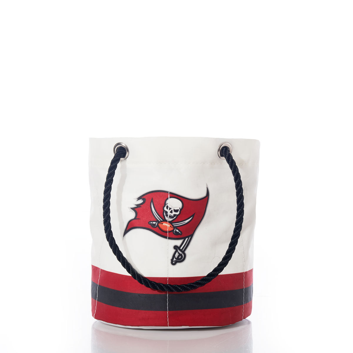 Tampa Bay Buccaneers Beverage Bucket Handmade in Maine from Recycled Sails