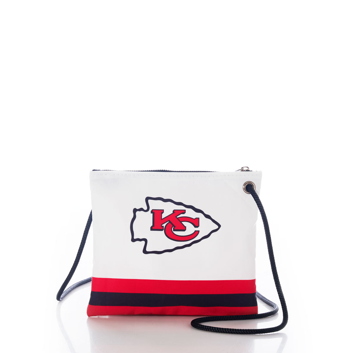 Kansas City Chiefs Slim Crossbody Handmade in Maine from Recycled Sails