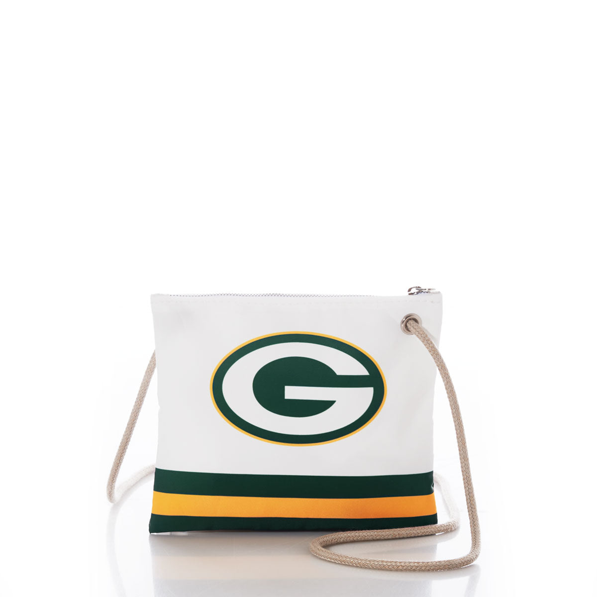 Green Bay Packers Slim Crossbody Handmade in Maine from Recycled Sails