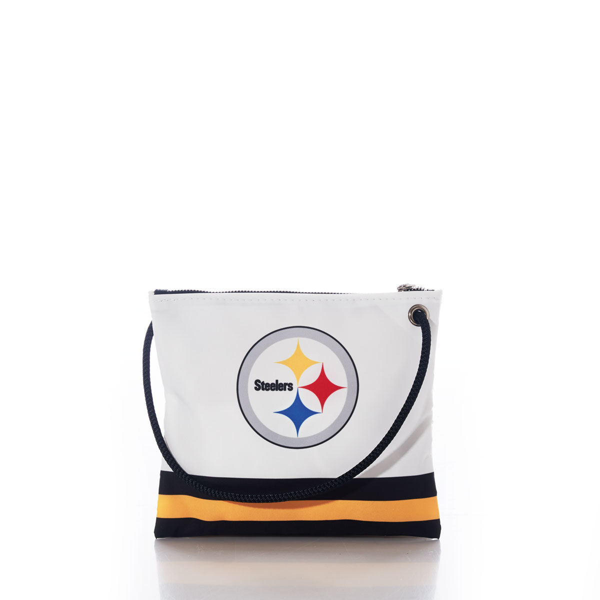 Pittsburgh Steelers Slim Crossbody Handmade in Maine from Recycled Sails