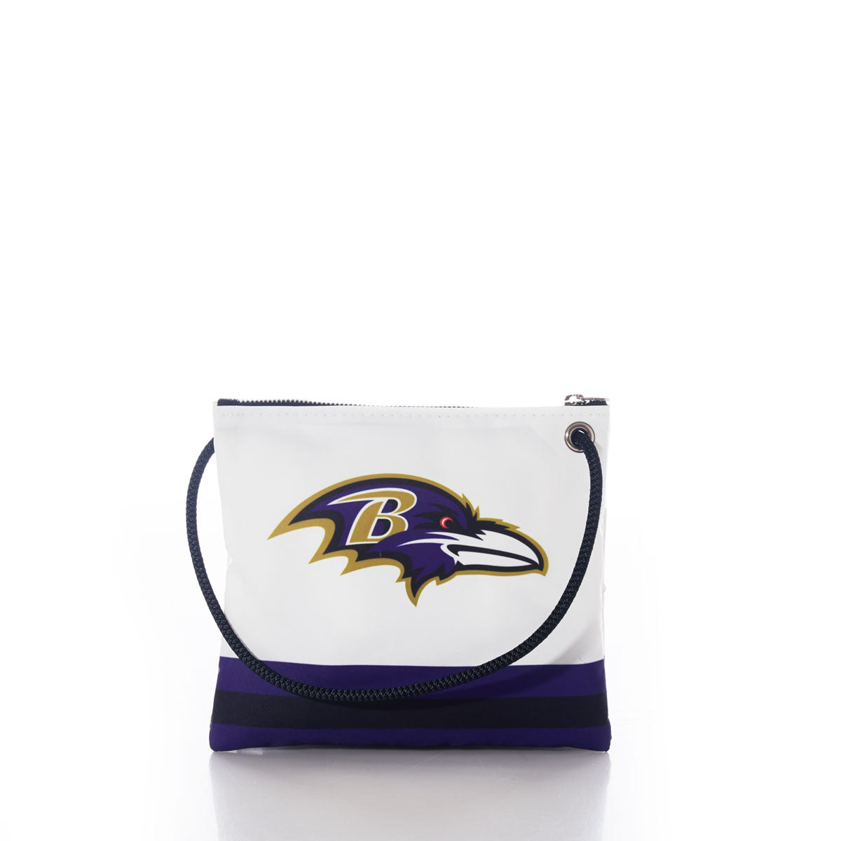Baltimore Ravens Slim Crossbody Handmade in Maine from Recycled Sails