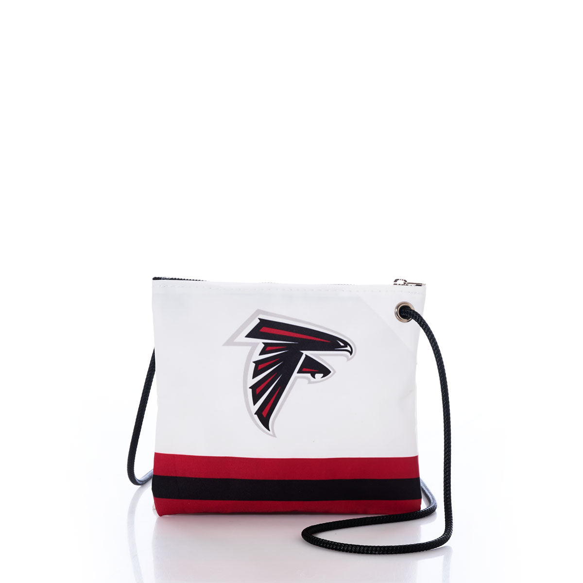 Atlanta Falcons Slim Crossbody Handmade in Maine from Recycled Sails