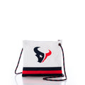 Houston Texans Slim Crossbody Handmade in Maine from Recycled Sails