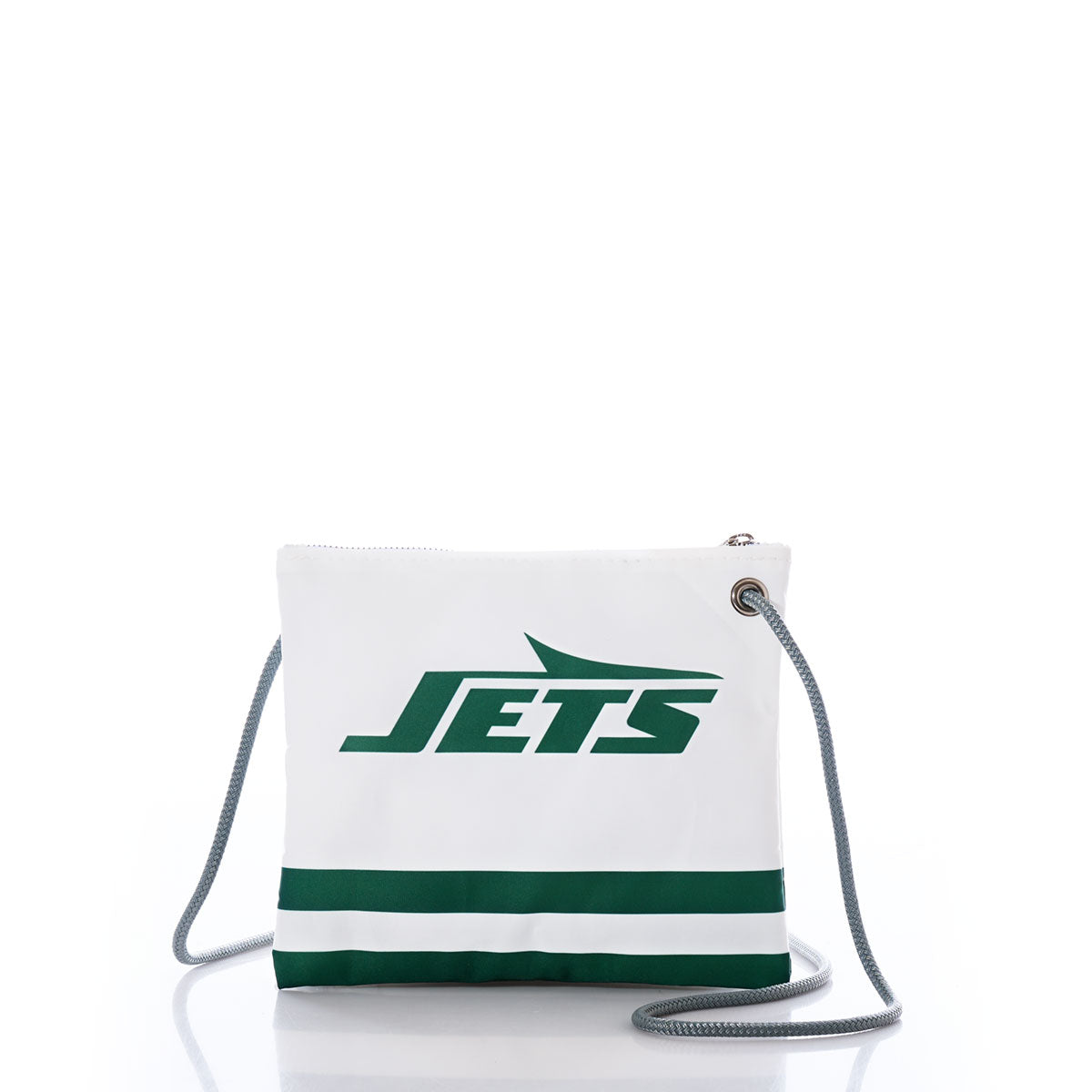 New York Jets Slim Crossbody Handmade in Maine from Recycled Sails