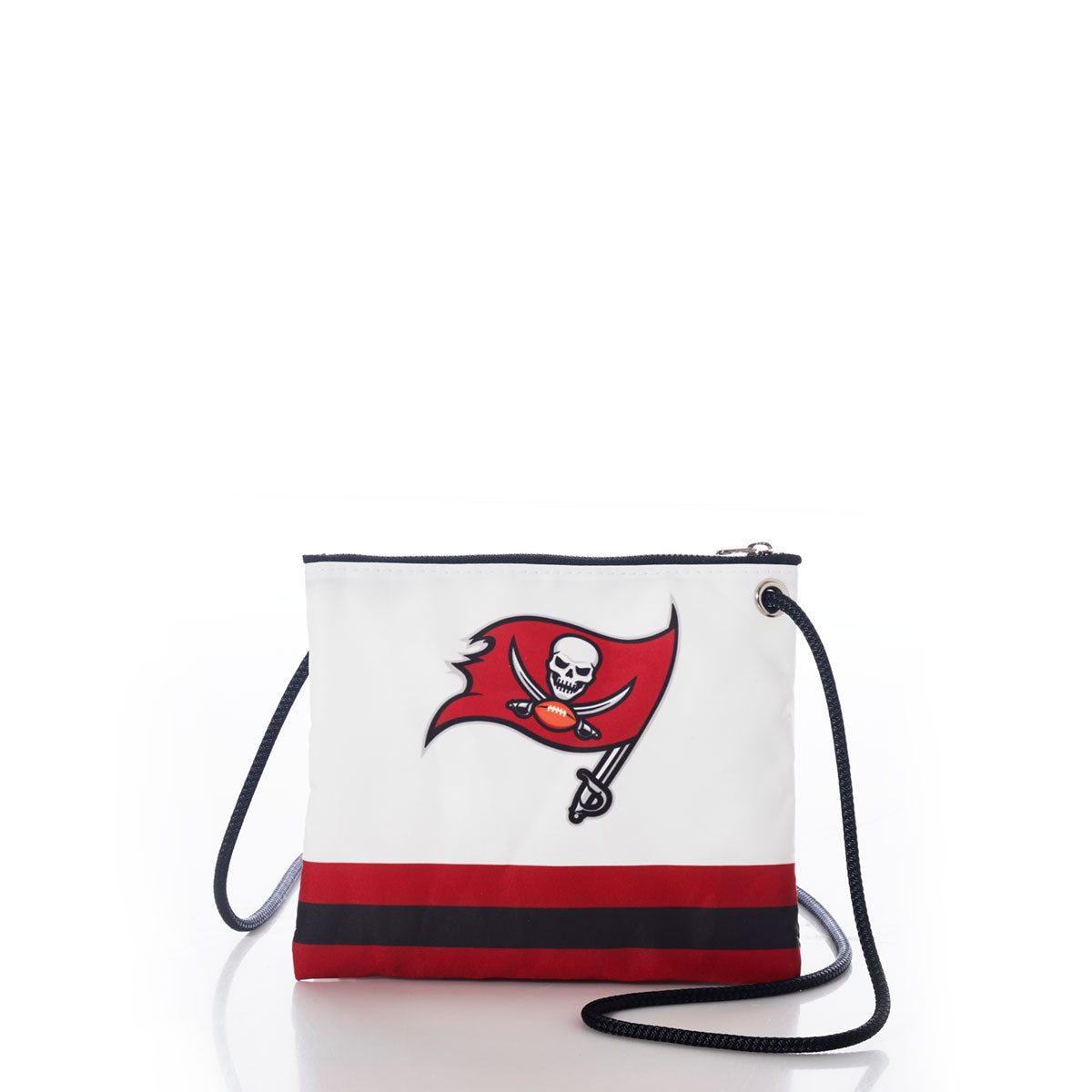 Tampa Bay Buccaneers Slim Crossbody Handmade in Maine from Recycled Sails