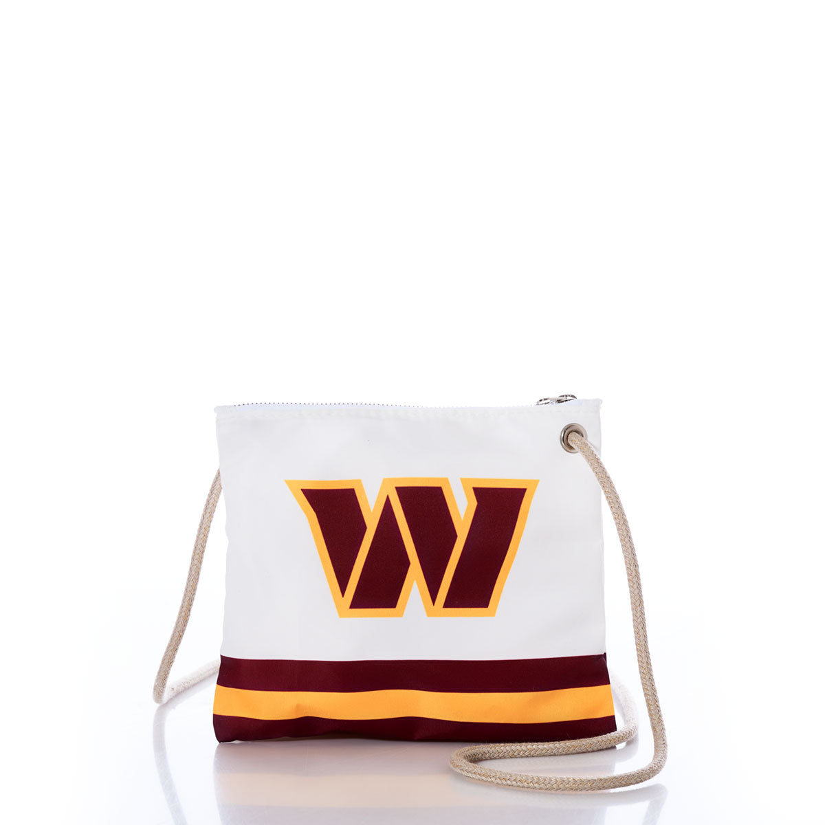 Washington Commanders Slim Crossbody Handmade in Maine from Recycled Sails