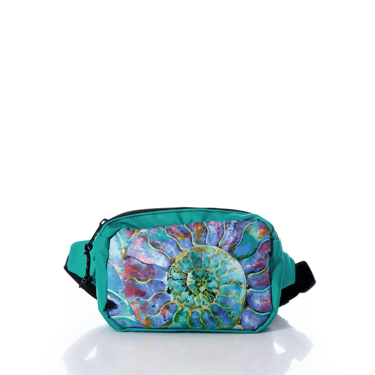 Multicolor Nautilus Belt Bag Handmade in Maine from Recycled Sails