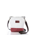 Nantucket Red Chebeague Crossbody Bag Handmade in Maine from Recycled Sails