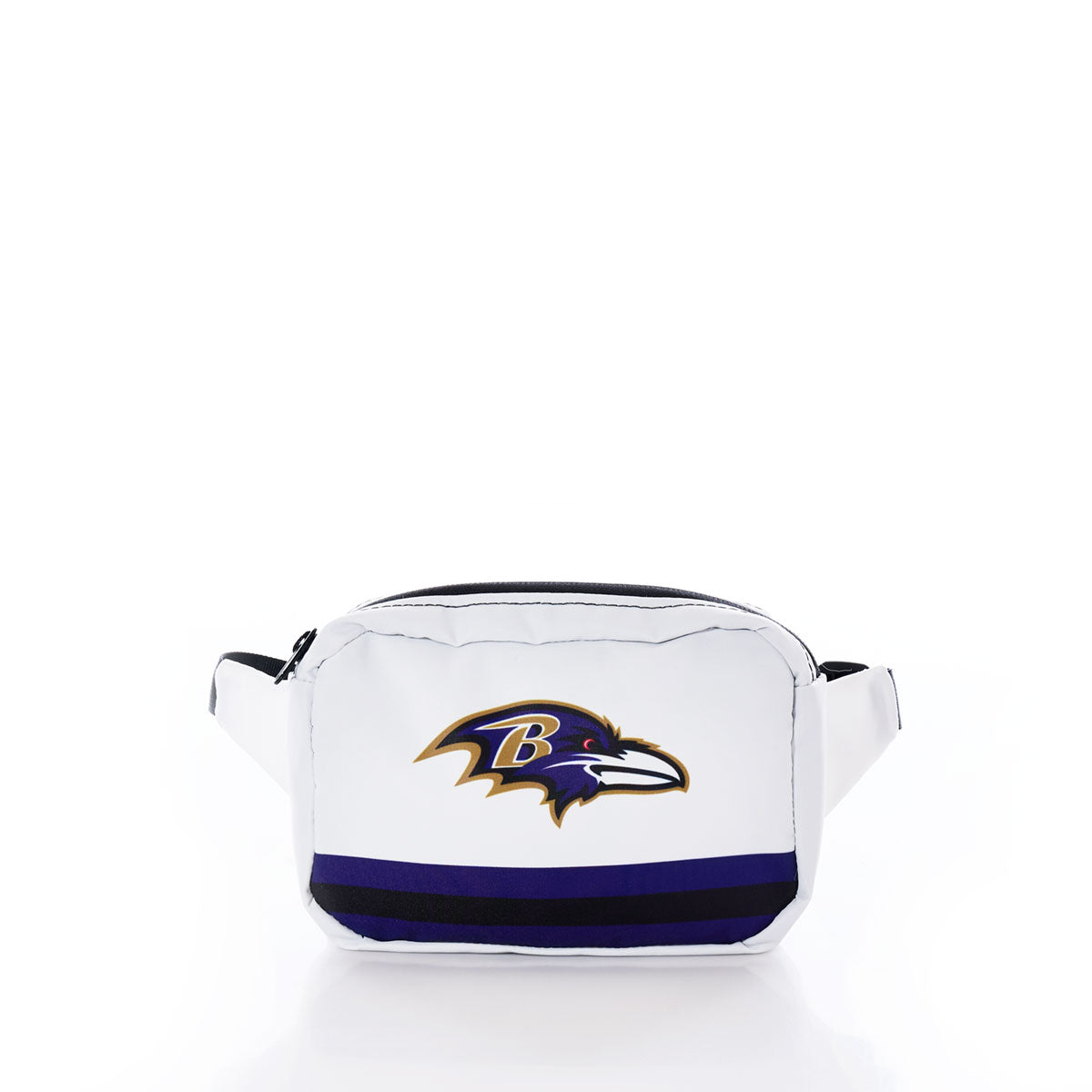 Baltimore Ravens Belt Bag Handmade in Maine from Recycled Sails