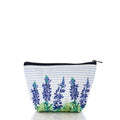 Lupine Sailor Stripe Cosmetic Bag Handmade in Maine from Recycled Sails