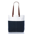 Navy Chebeague Market Tote Handmade in Maine from Recycled Sails