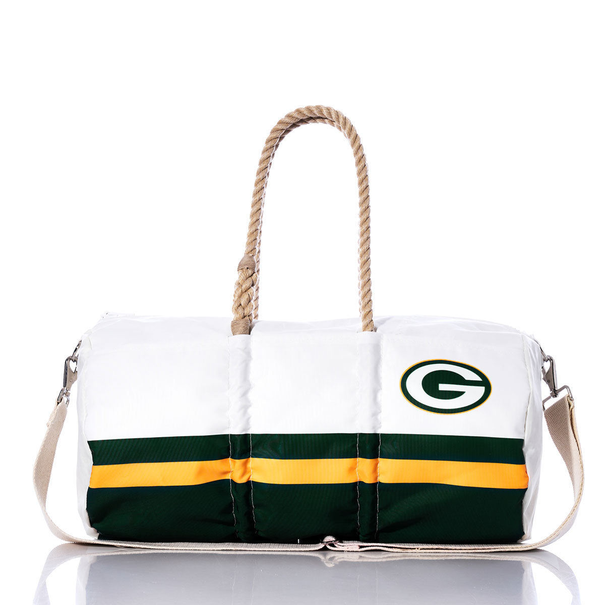Green Bay Packers Duffel Handmade in Maine from Recycled Sails