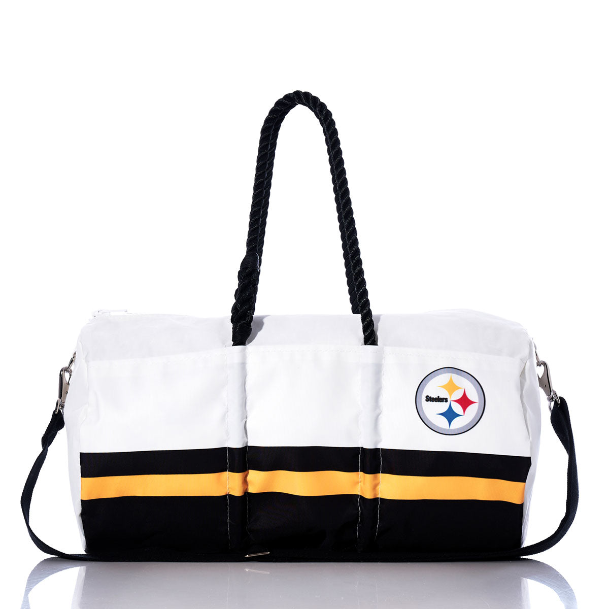 Pittsburgh Steelers Duffel Handmade in Maine from Recycled Sails