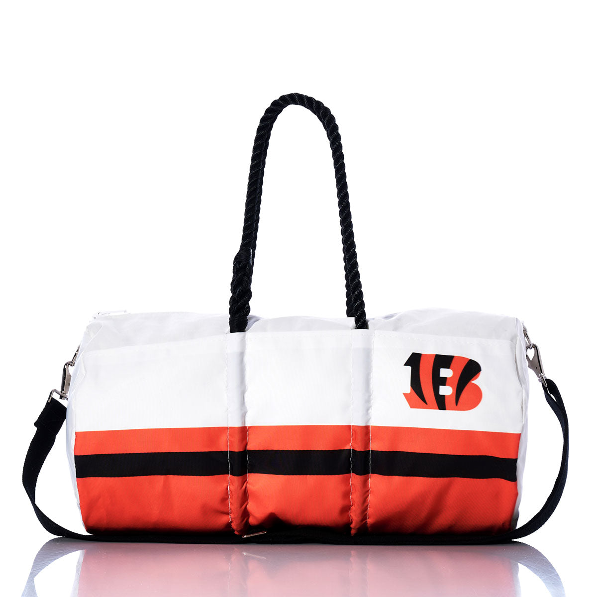 Cincinnati Bengals Duffel Handmade in Maine from Recycled Sails