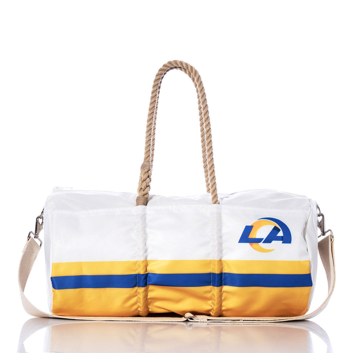 Los Angeles Rams Duffel Handmade in Maine from Recycled Sails