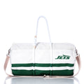 New York Jets Duffel Handmade in Maine from Recycled Sails