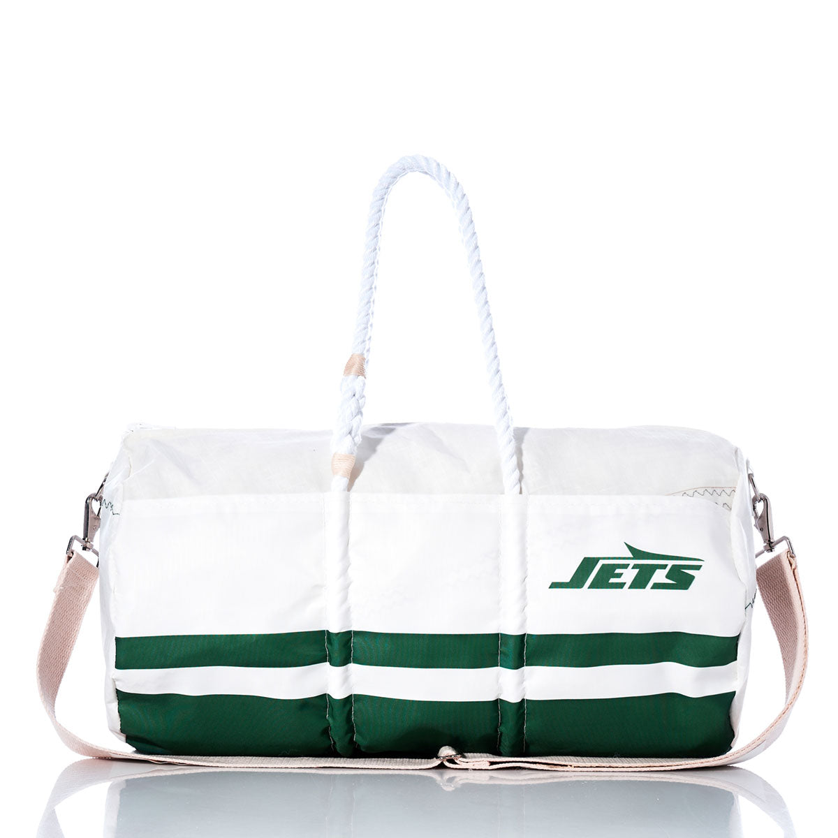 New York Jets Duffel Handmade in Maine from Recycled Sails