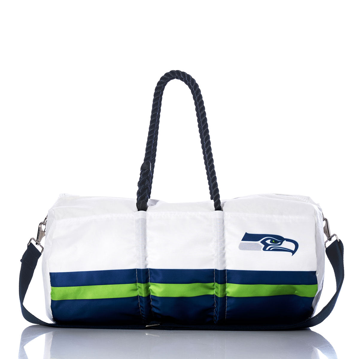 Seattle Seahawks Duffel Handmade in Maine from Recycled Sails