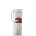Lobster Claw Wine Bag Handmade in Maine from Recycled Sails