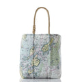 Casco Bay Nautical Chart Medium Tote Handmade in Maine from Recycled Sails