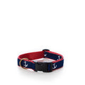 Belted Cow Dog Collar - Anchors Handmade in Maine from Recycled Sails