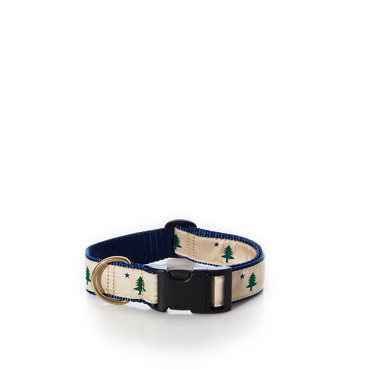 Maine Flag Dog Collar 1" - Medium Handmade in Maine from Recycled Sails