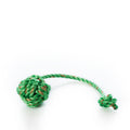 Floating Rope Dog Toy - Green Handmade in Maine from Recycled Sails