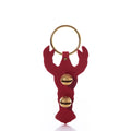 Red Lobster Door Chime Handmade in Maine from Recycled Sails