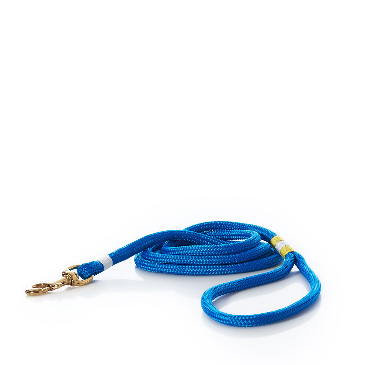 Maine Rope Dog Leash - Blue Handmade in Maine from Recycled Sails