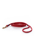 Maine Rope Dog Leash - Deep Red Handmade in Maine from Recycled Sails