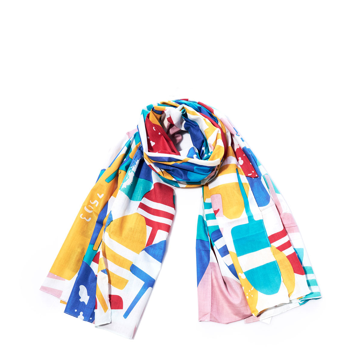 Downeast Buoys Scarf Handmade in Maine from Recycled Sails
