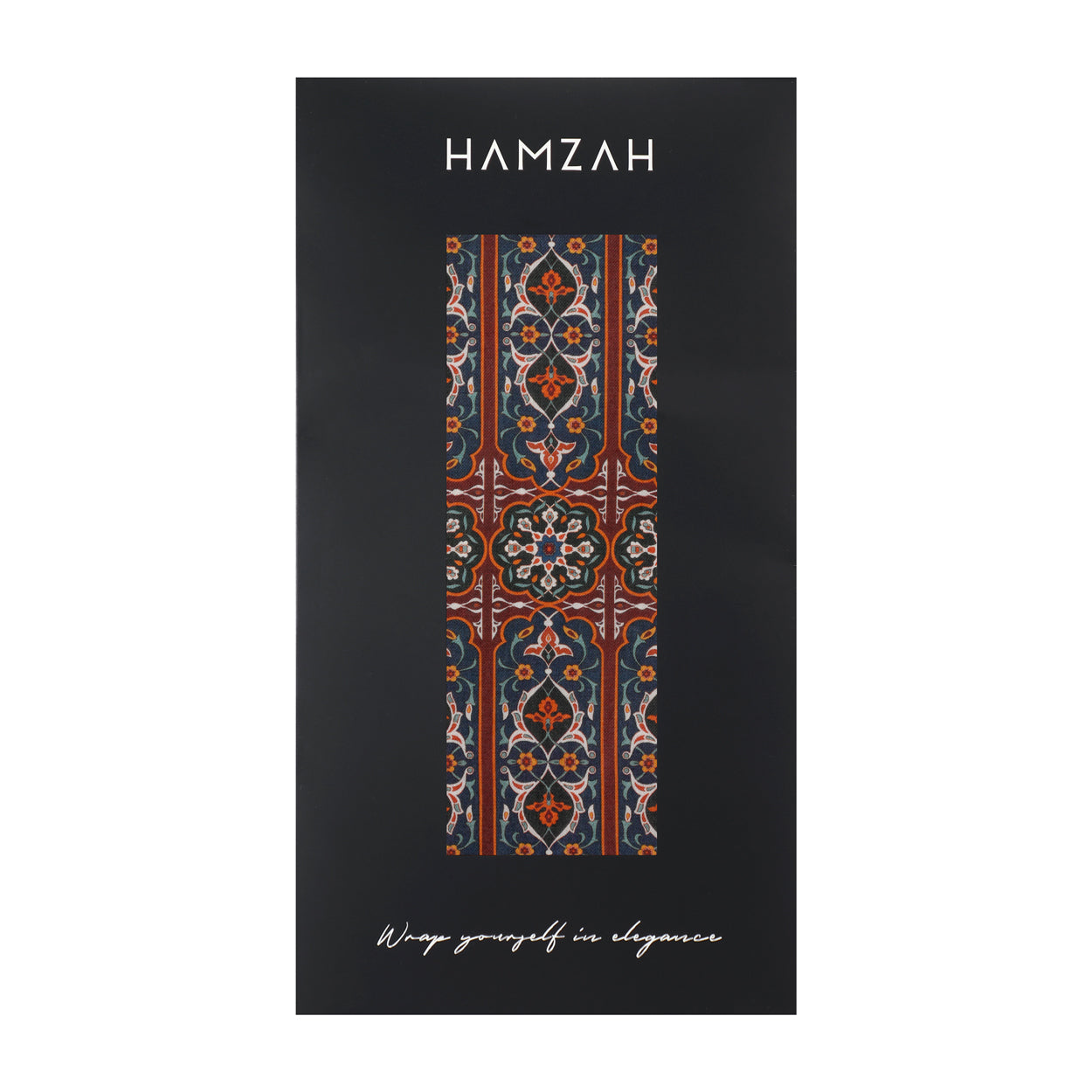 Isfahan-Inspired Scarf – Floral Design, 100% Modal - Zarashfan