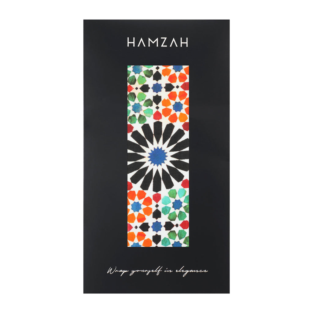 Alhambra of Granada Mosaic Inspired Scarf Garnata