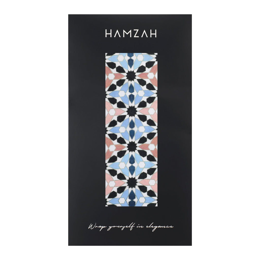 Multicolor Habotai Silk Scarf Suhail V3