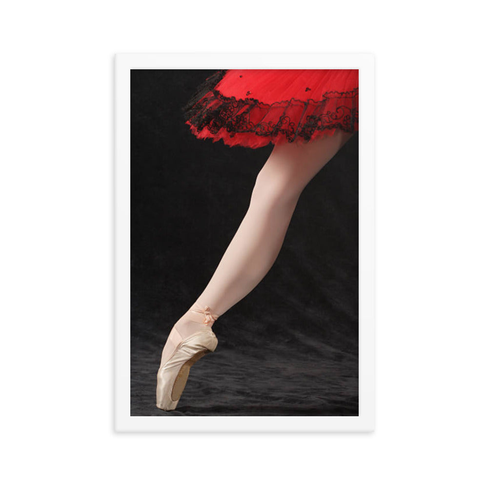 Scarlet Pointe | Dance-Art Framed Poster #8 (19.5" H x 13.5" W)