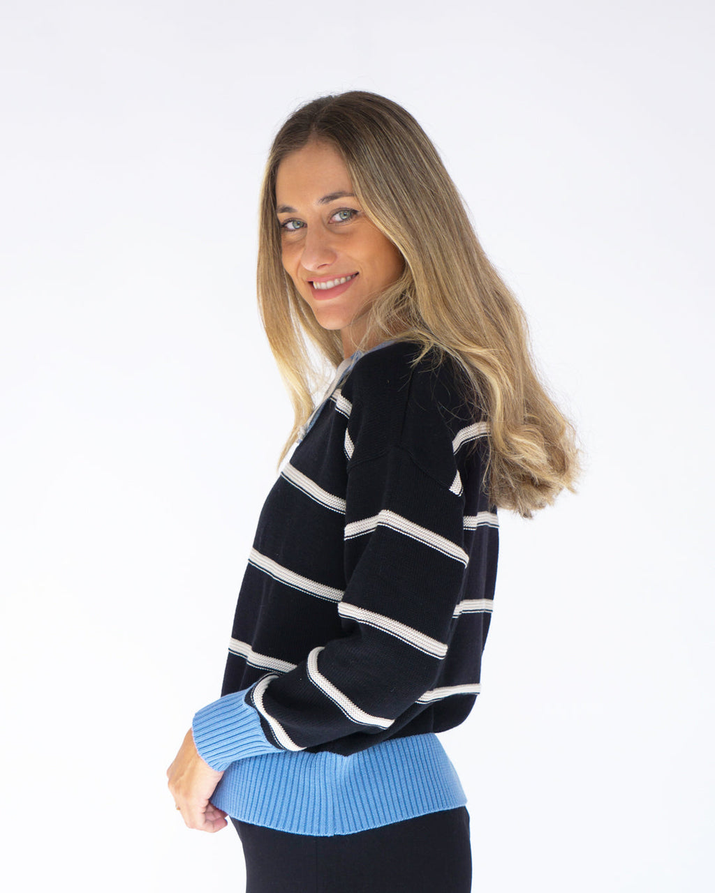 jersey herencia tejida negro ▢