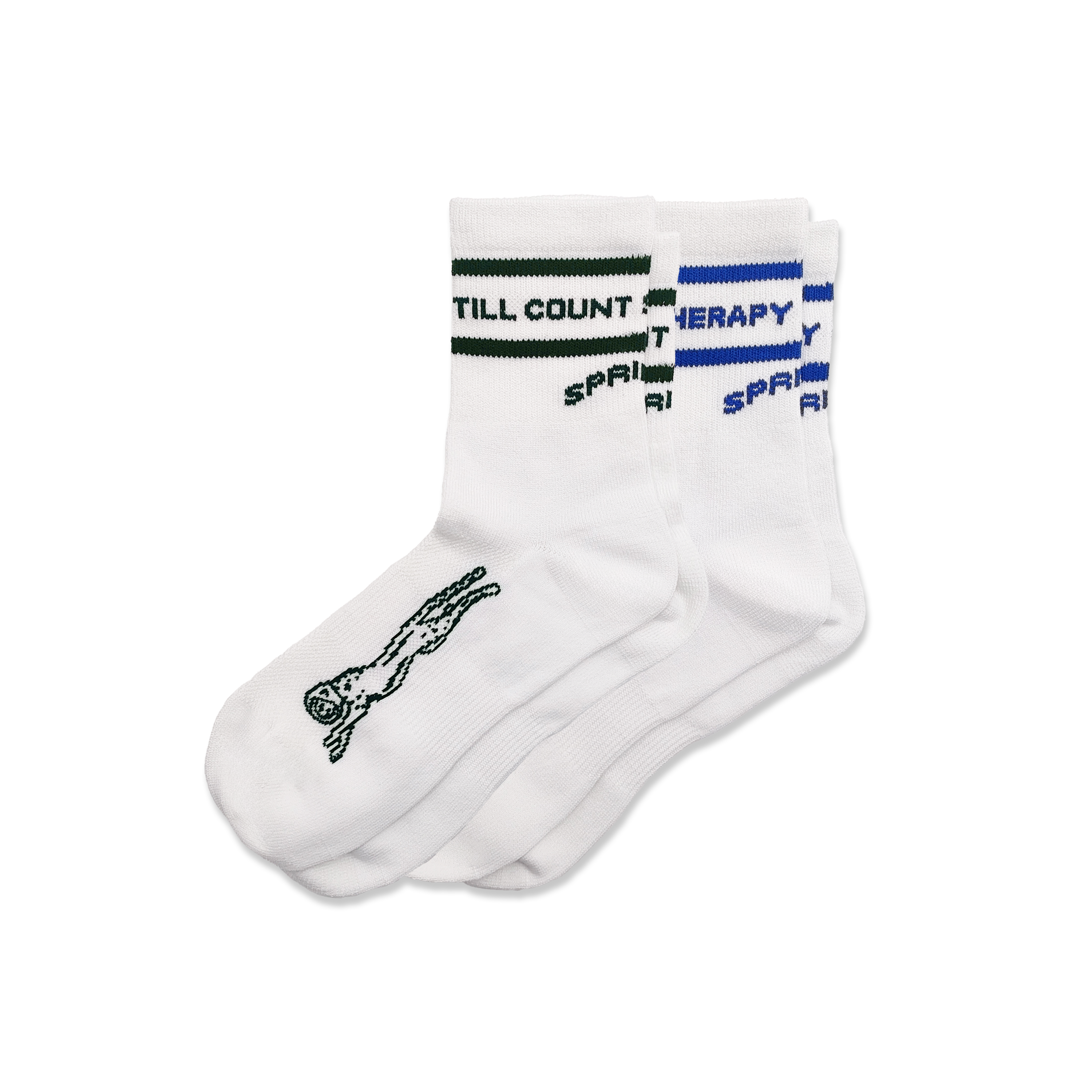 Sprints Core Zero Socks 2-Pack - Cheaper Than Therapy + Slow Days Still Count