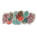 Sea Coral Beaded Table Runner - White